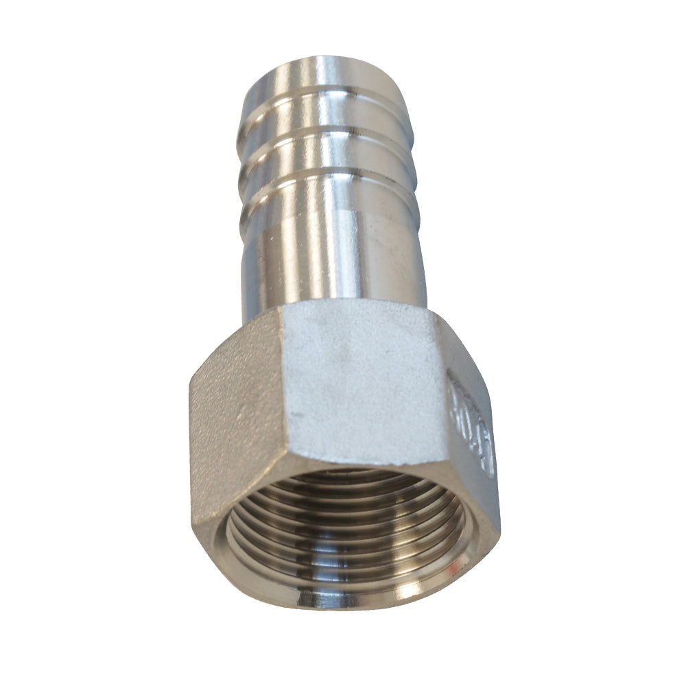 Schlauchtülle, Tülle 1" - IG 1" aus V2A Edelstahl