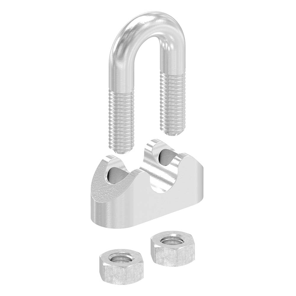 Drahtseilklemmen, für ø 6mm Seil, mit M5 Gewinde