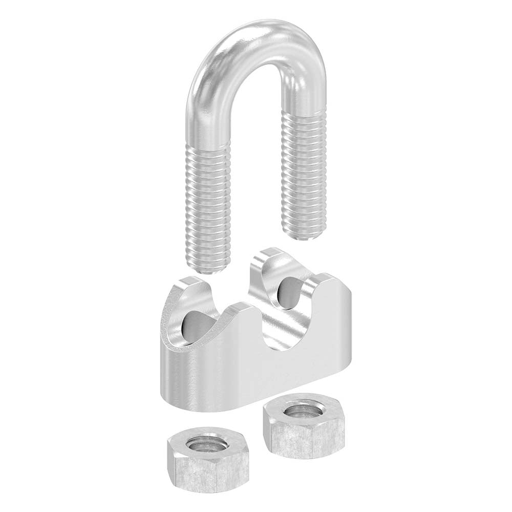 Drahtseilklemmen, für ø 8mm Seil, mit M6 Gewinde