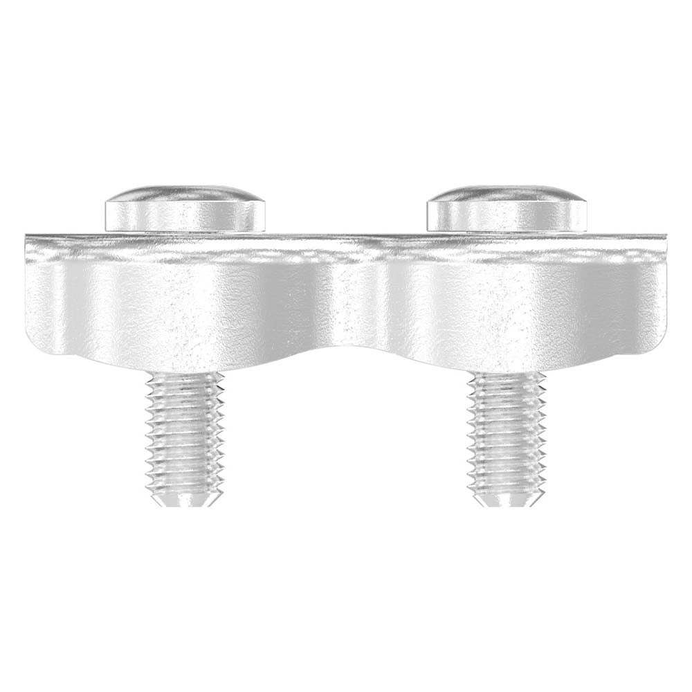 Duplexklemmen, für ø 4mm Seil