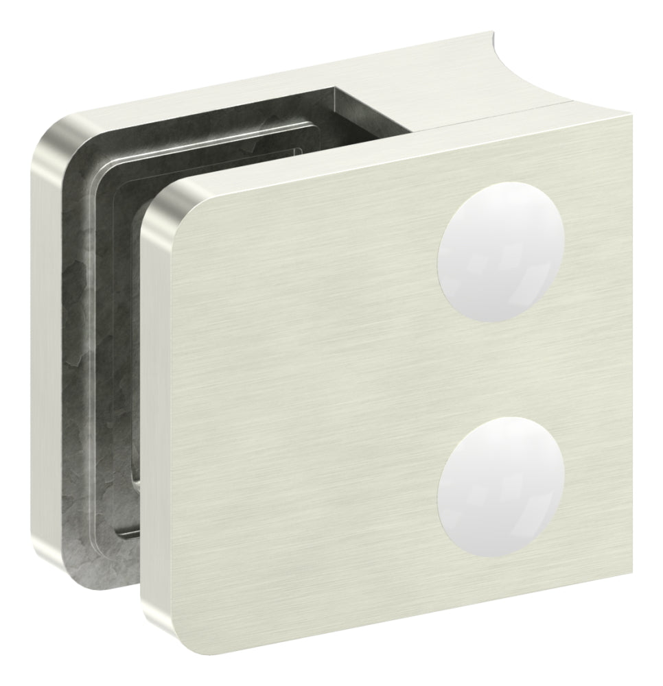 Glasklemme Modell 11, Anschluss für ø 42,4mm Rohr, für Glasstärke 1,5 - 10,76mm