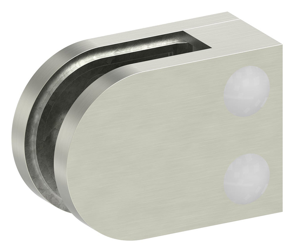 Glasklemme Modell 12, flacher Anschluss, für Glasstärke 1,5 - 10,76mm