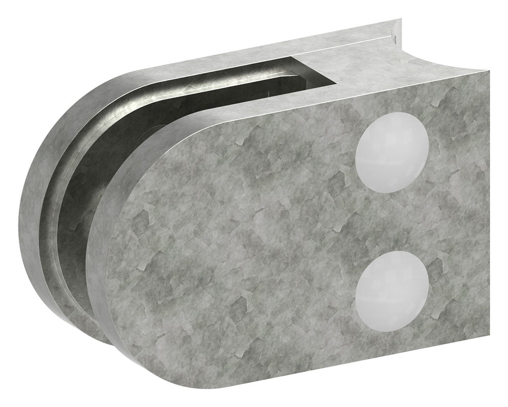 Glasklemme Modell 12, Anschluss für ø 33,7mm Rohr, für Glasstärke 1,5 - 10,76mm