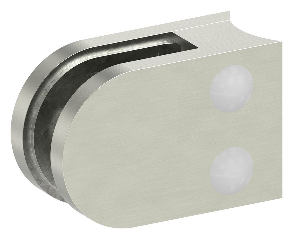 Glasklemme Modell 12, Anschluss für ø 42,4mm Rohr, für Glasstärke 1,5 - 10,76mm