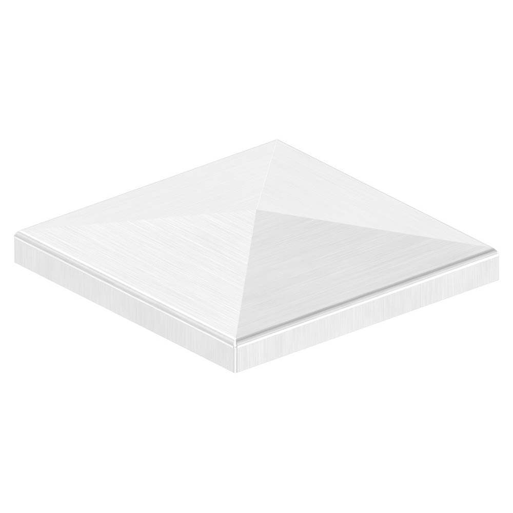 Pyramidenkappe 100x100mm, geschliffen, Ecken verschweißt und geschliffen