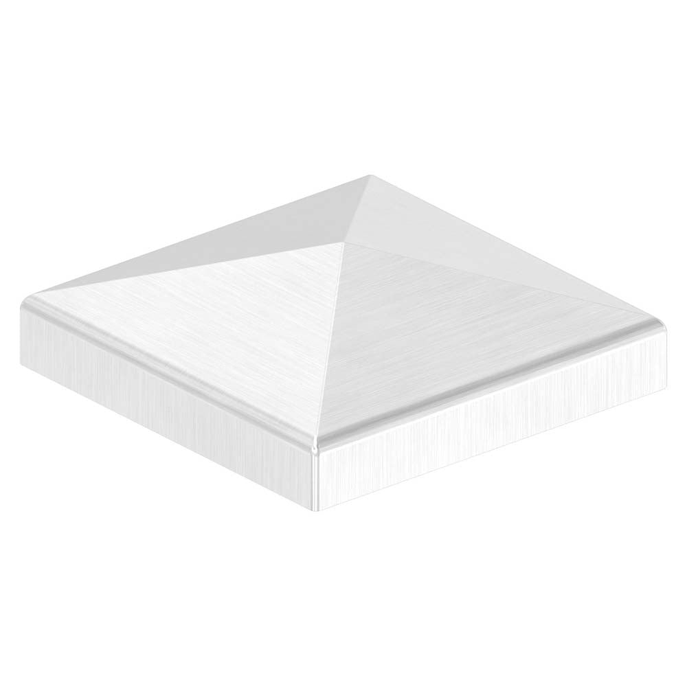 Pyramidenkappe 60x60mm, geschliffen, Ecken verschweißt und geschliffen
