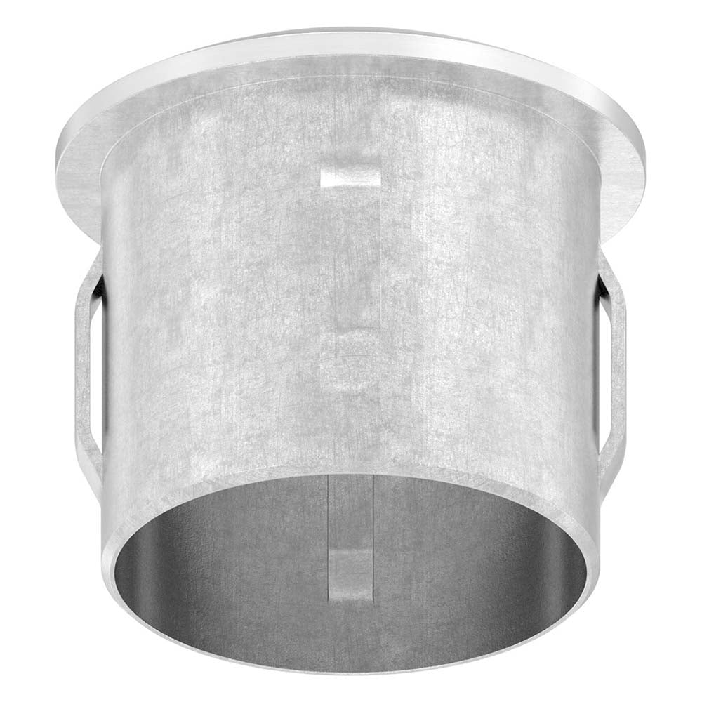 Einschlagstopfen leicht gewölbt, hohl mit Nasen, für Rohr ø 33,7 x 2,0 - 2,6mm