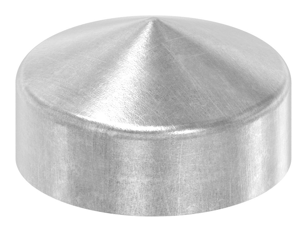Stahl Abdeckkappe für Rundrohr ø 30mm