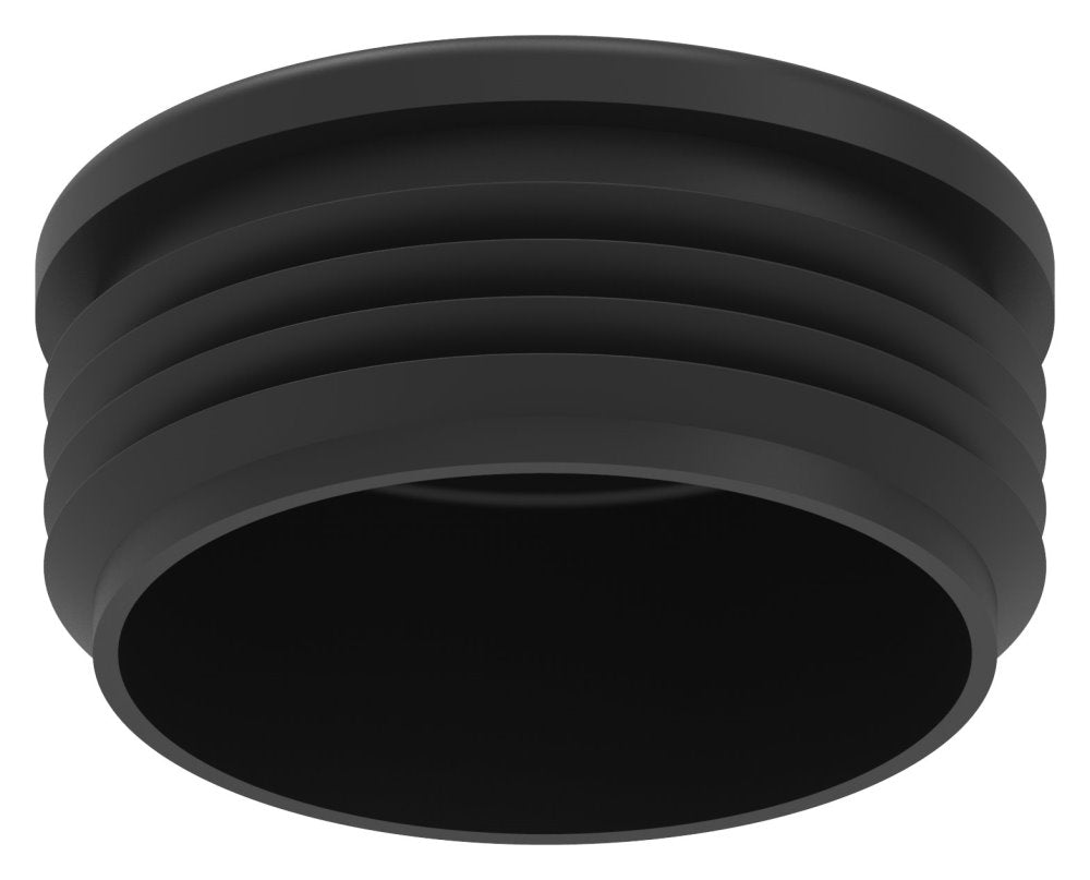 Kunststoff Einsteckkappe für Rundrohr ø 60,3mm mit Wandstärke 1,5-2,5mm, in Schwarz