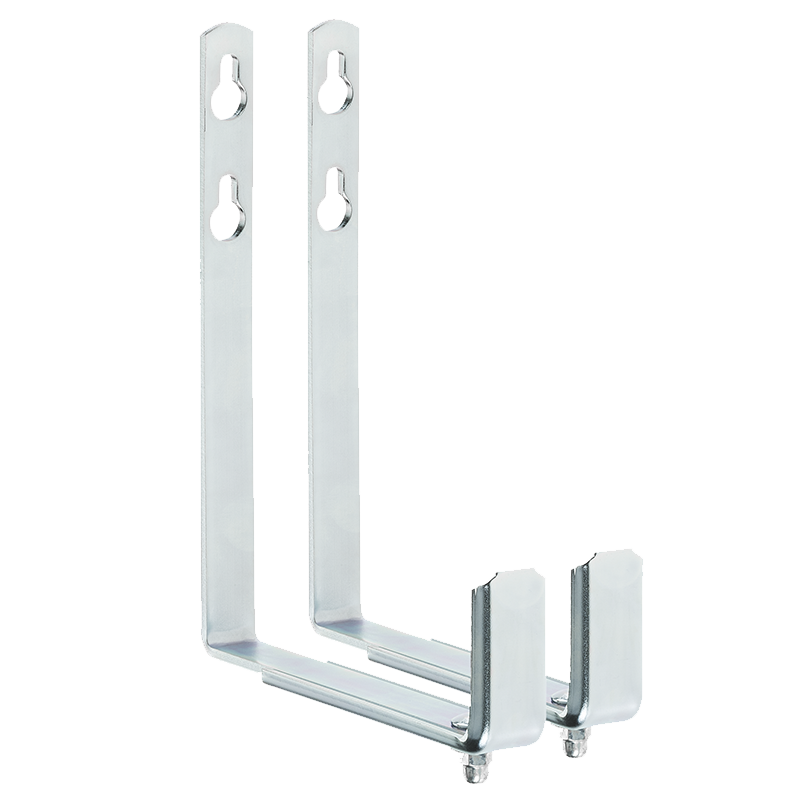 Blumenkastenhalter, 1 - fach Variante, B: 28cm / H: 25cm, 1 Paar