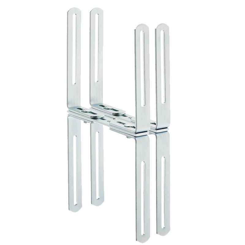 Blumenkastenhalter, 2 - fach Variante, B: 28cm / H: 21cm, 1 Stück