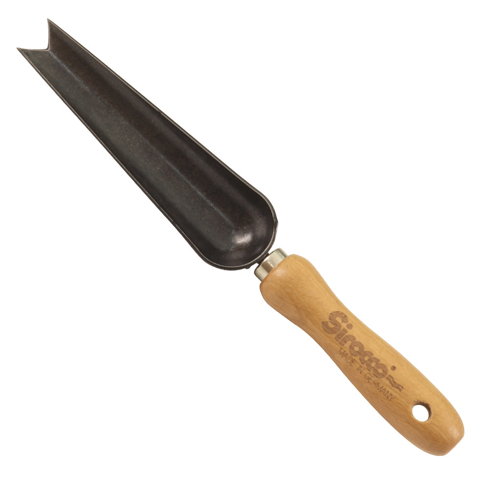 Unkraut- und Jätekelle, mit Buchengriff 14cm