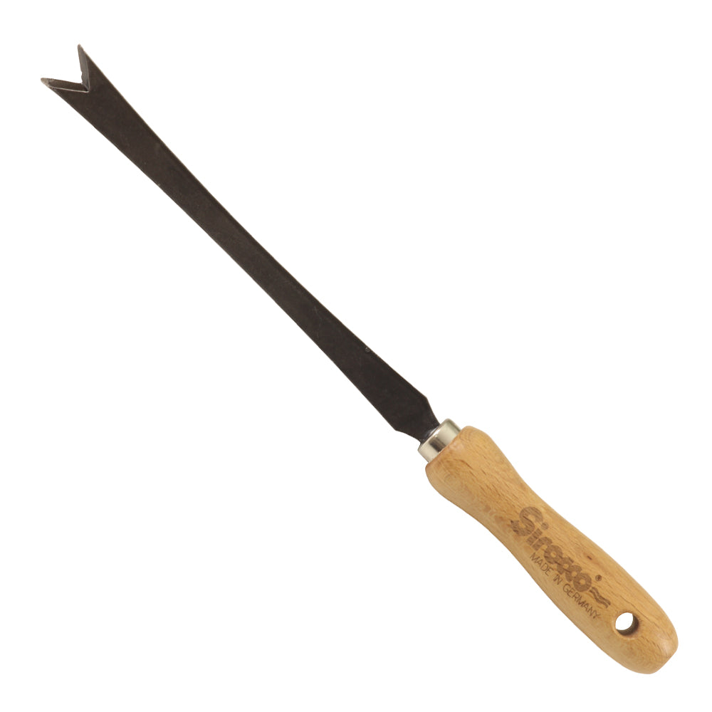 Unkrautstecher, mit Buchengriff 14cm