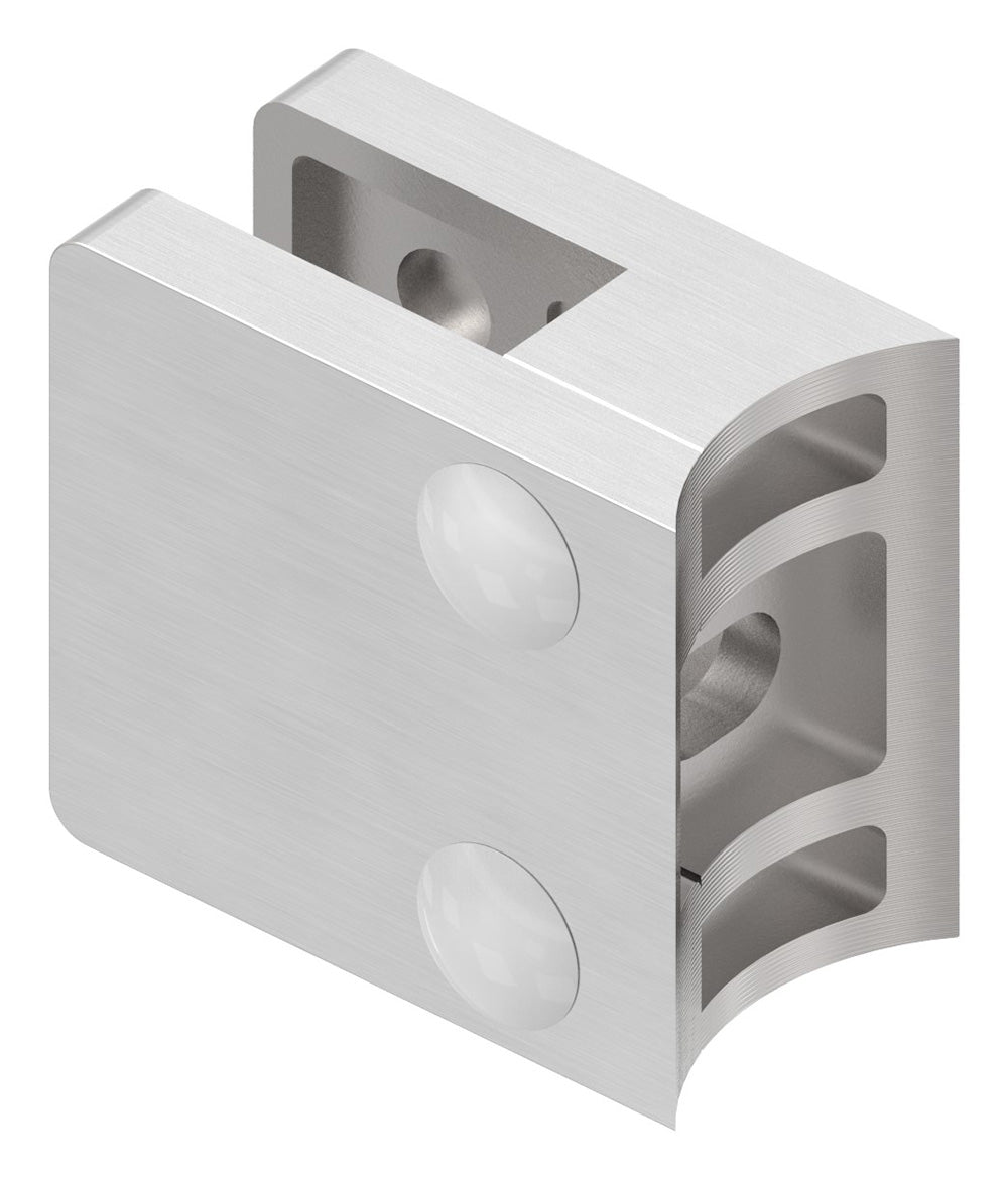 Glasklemme Modell 22, Anschluss für ø 26,9mm Rohr, für Glasstärke 1,5 - 8,76mm