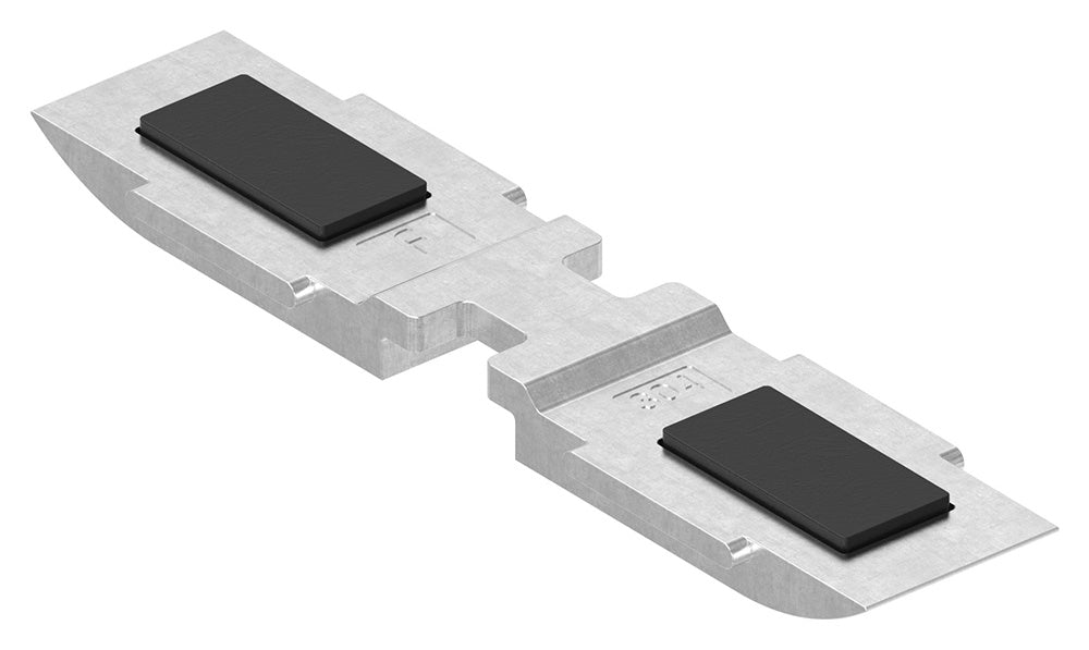 Sicherungsboden für Glasklemme Modell 25MK, in V2A