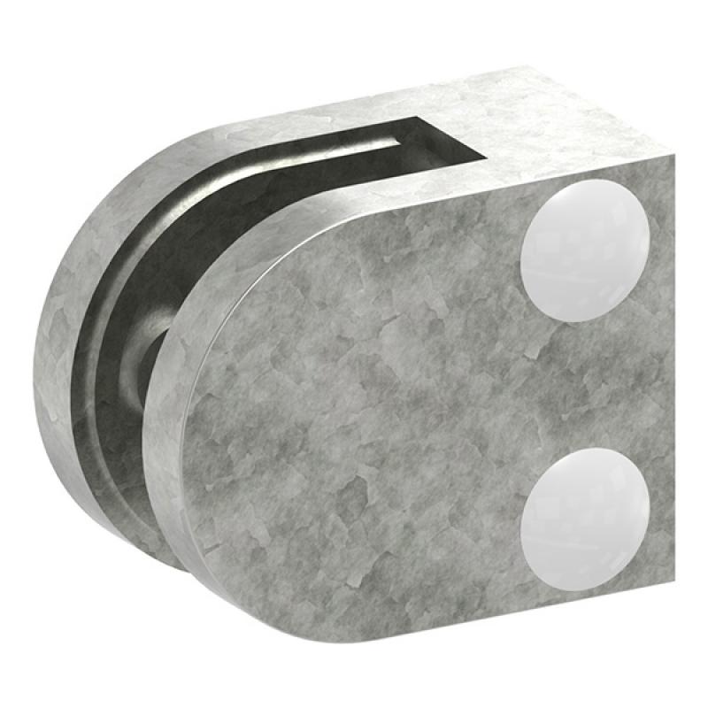 Glasklemme Modell 30, flacher Anschluss, für Glasstärke 1,5 - 10,76mm