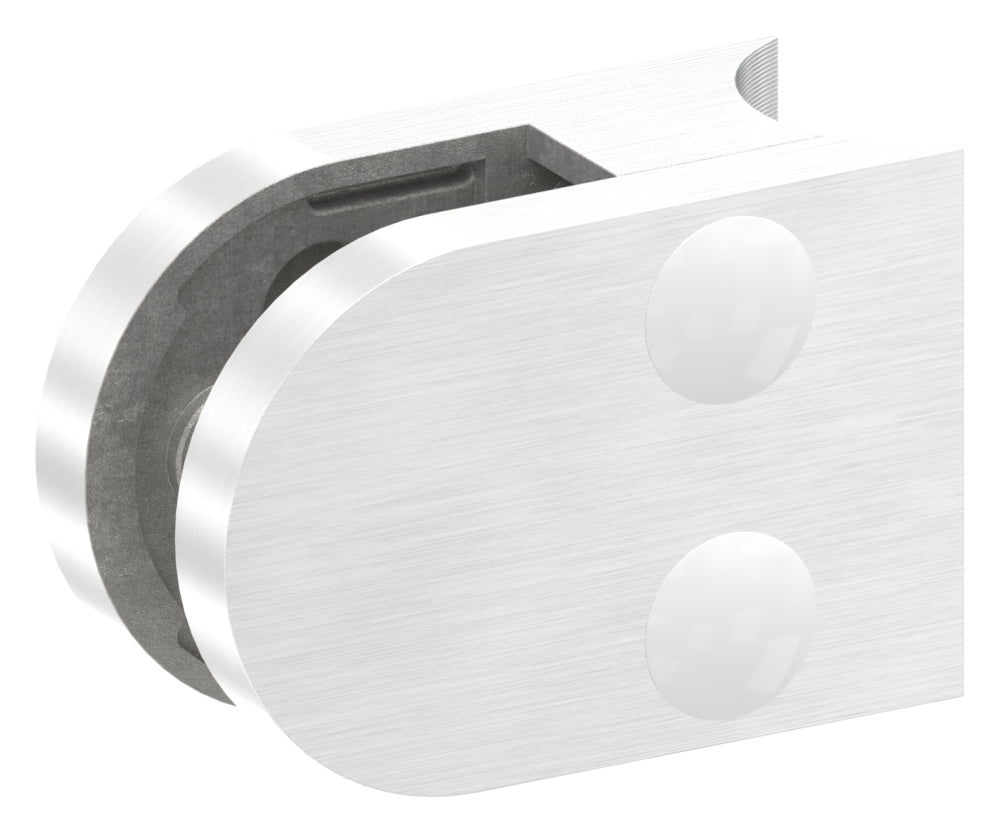 Glasklemme Modell 30, Anschluss für ø 26,9mm Rohr, für Glasstärke 1,5 - 10,76mm