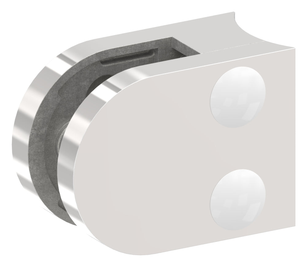 Glasklemme Modell 30, Anschluss für ø 42,4mm Rohr, für Glasstärke 1,5 - 10,76mm