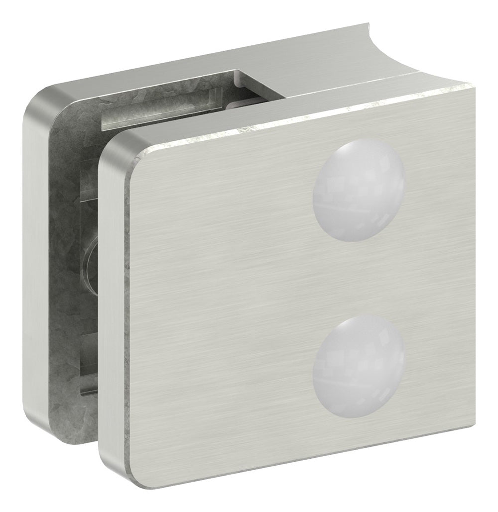 Glasklemme Modell 31, Anschluss für ø 42,4mm Rohr, für Glasstärke 1,5 - 10,76mm