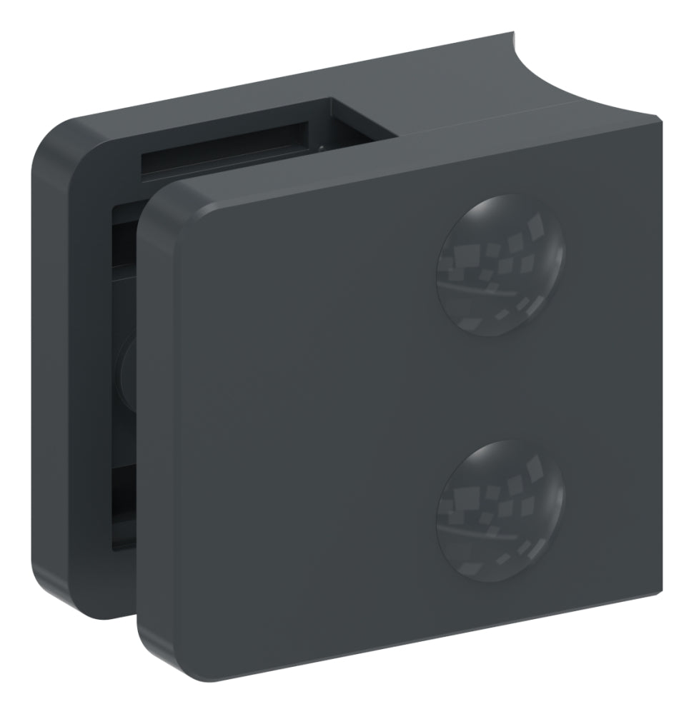 Glasklemme Modell 31, Anschluss für ø 42,4mm Rohr, für Glasstärke 1,5 - 10,76mm