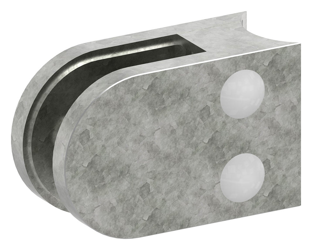 Glasklemme Modell 32, Anschluss für ø 33,7mm Rohr, für Glasstärke 1,5 - 10,76mm