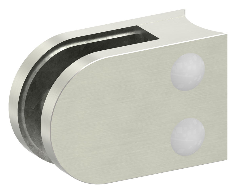 Glasklemme Modell 32, Anschluss für ø 42,4mm Rohr, für Glasstärke 1,5 - 10,76mm