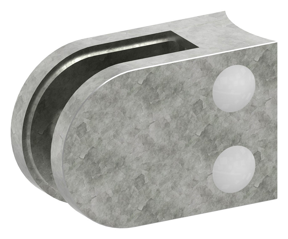 Glasklemme Modell 32, Anschluss für ø 60,3mm Rohr, für Glasstärke 1,5 - 10,76mm