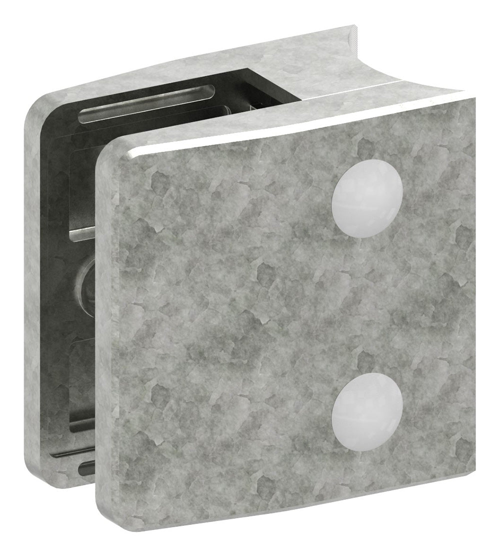 Glasklemme Modell 35, Anschluss für ø 48,3mm Rohr, für Glasstärke 8,0 - 17,52mm