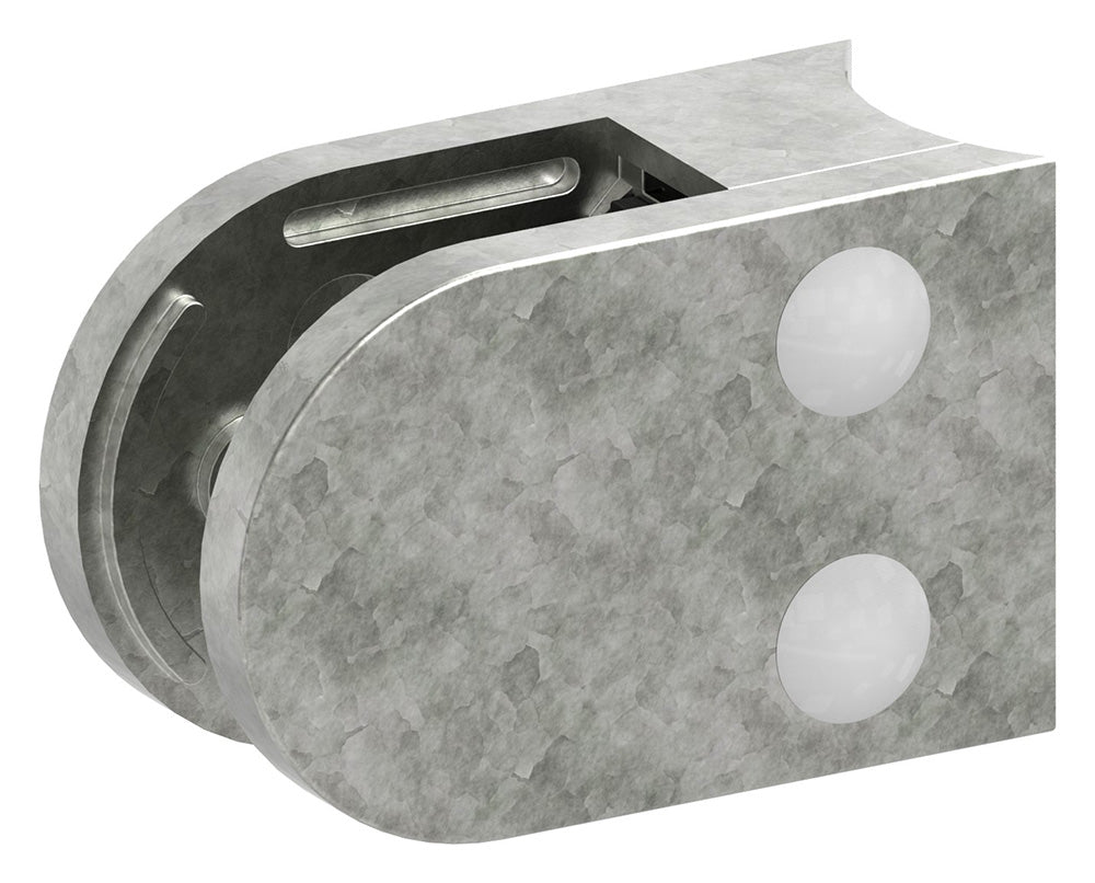 Glasklemme Modell 38, Anschluss für ø 42,4mm Rohr, für Glasstärke 1,5 - 12,76mm
