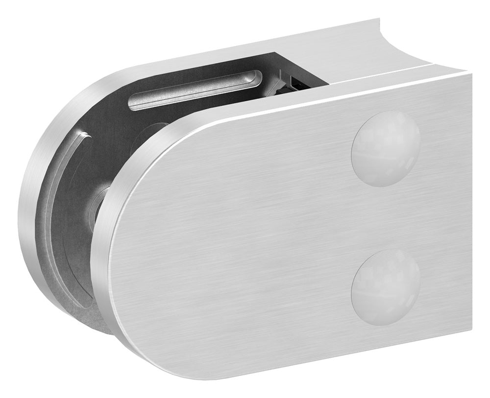 Glasklemme Modell 38, Anschluss für ø 48,3mm Rohr, für Glasstärke 1,5 - 12,76mm