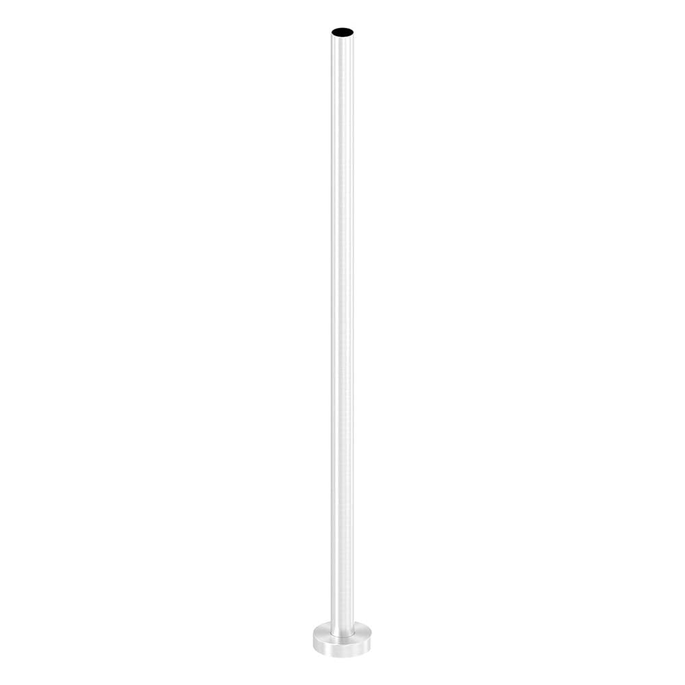 Edelstahlpfosten zur Bodenmontage 42,4mm, Länge 1190mm (zur Selbstbearbeitung)