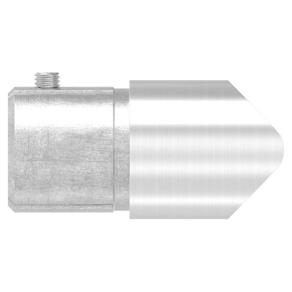 Anschlussstück 90° mit Klemmschraube, für Rohr 42,4 x 2,0mm an Rohr 42,4mm