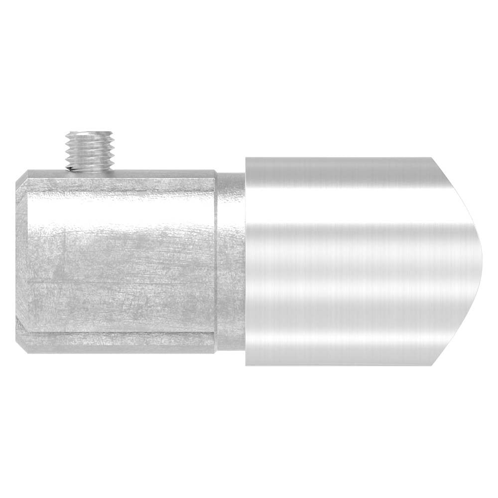 Anschlussstück 90° mit Klemmschraube, für Rohr 33,7 x 2,0mm an Rohr 42,4mm