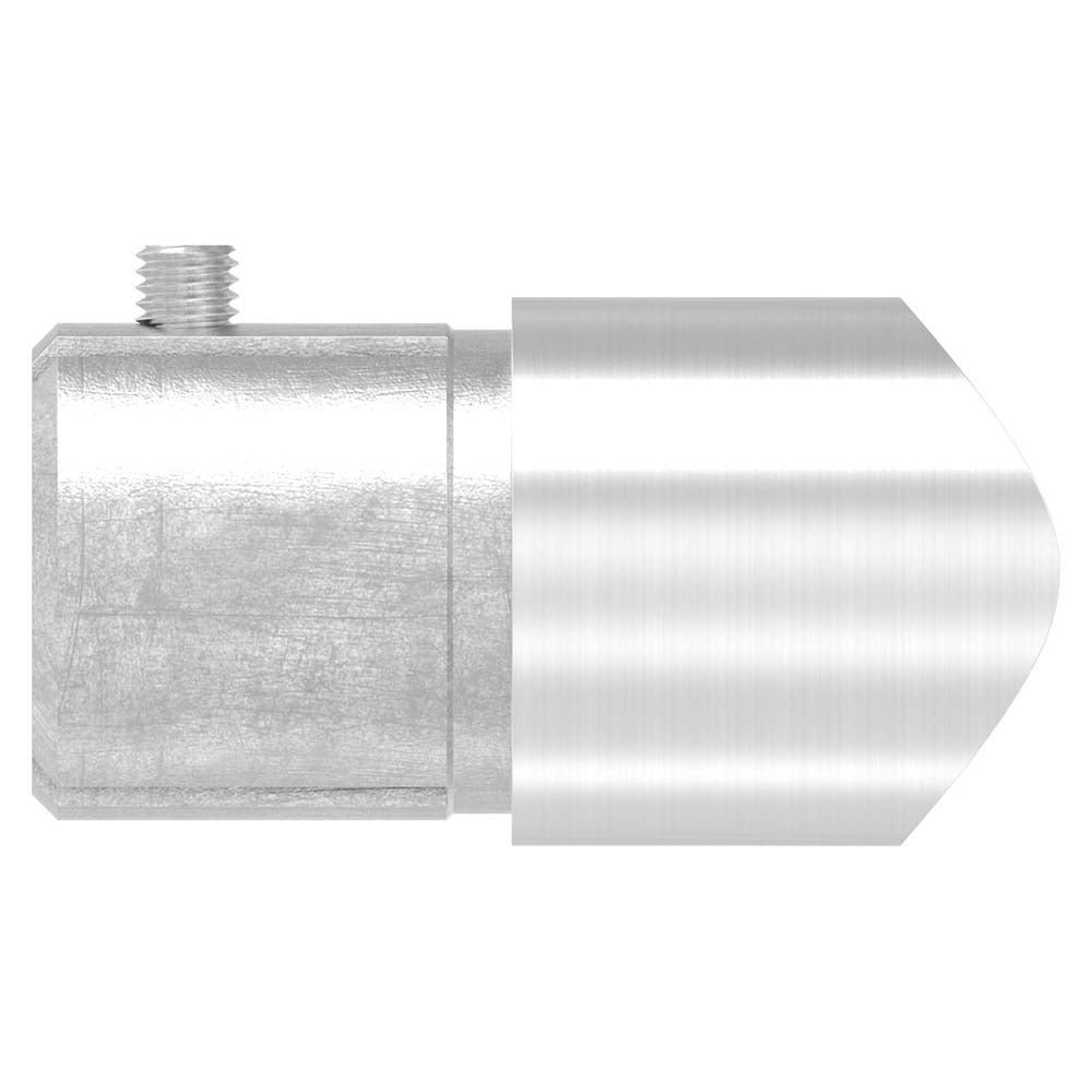 Anschlussstück 90° mit Klemmschraube, für Rohr 42,4 x 2,0mm an Rohr 48,3mm