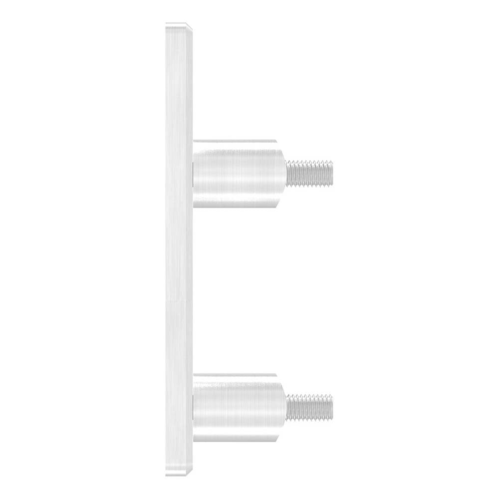 Wandhalter für Geländerpfosten, Platte 165 x 60 x 10mm, für Rohr ø 42,4mm