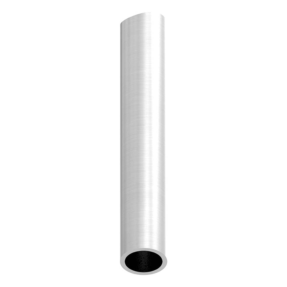 Distanzhülse ø 20 x 2mm, Länge 120mm, einseitig ausgefräst für Rohr ø 42,4mm