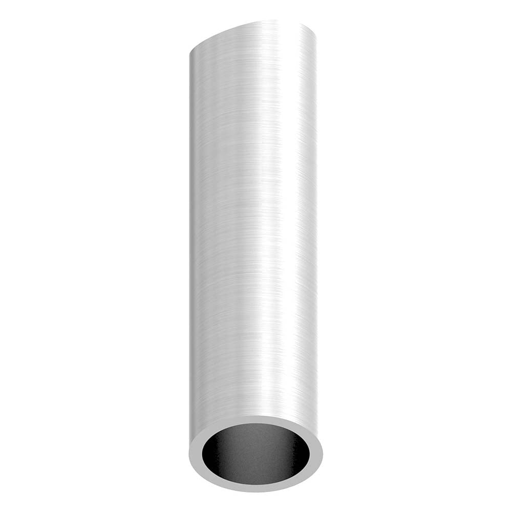 Distanzhülse ø 20 x 2mm, Länge 70mm, einseitig ausgefräst für Rohr ø 42,4mm