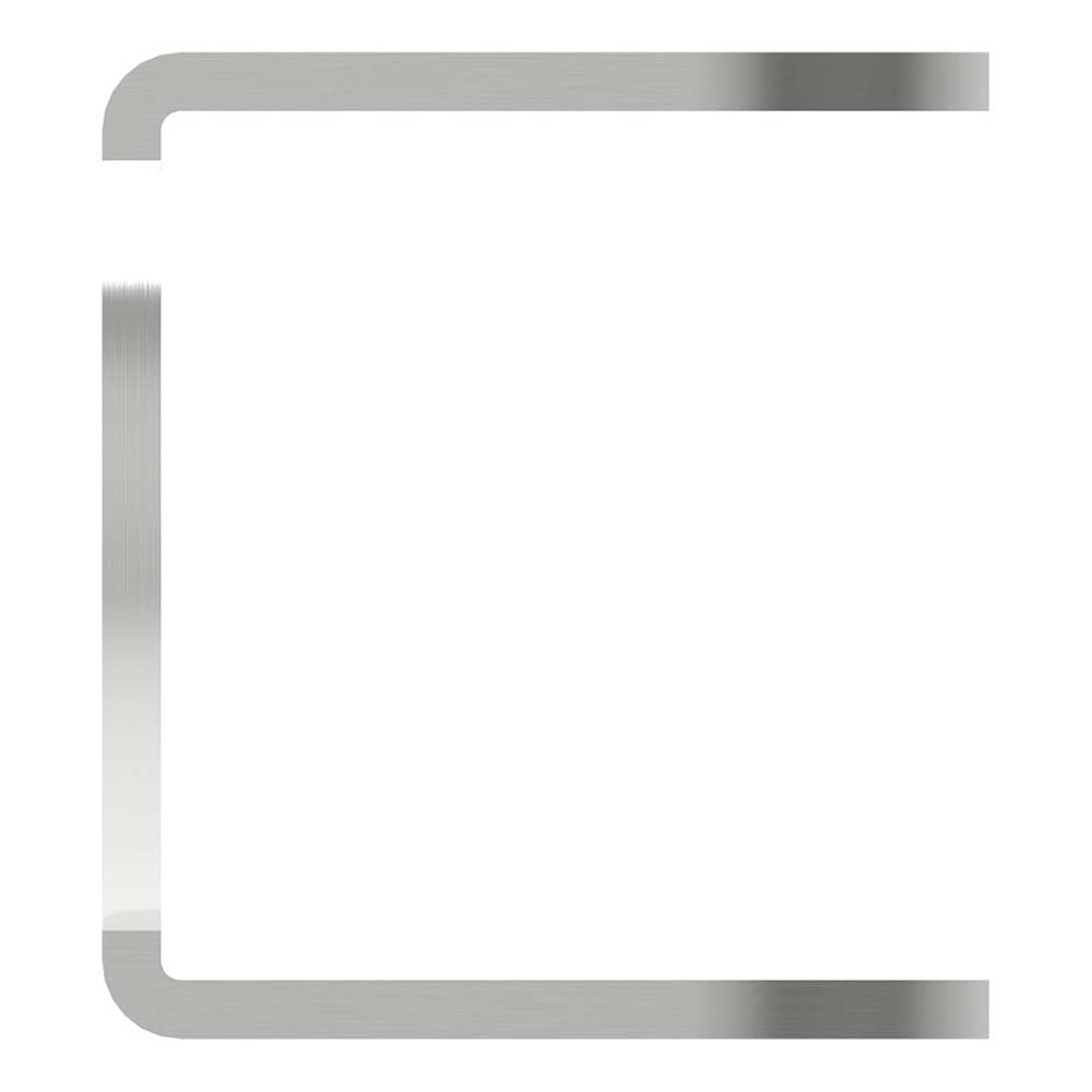 Wandanker zum Anschweißen für Geländerpfosten, Platte 101 x 60 x 6mm, für 33,7mm Rohr