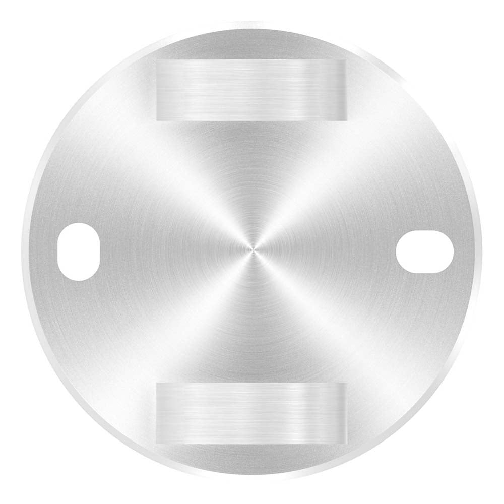 Wandanker zum Spannen, mit Platte 120 x 10mm, für 42,4mm Rohr, in V4A