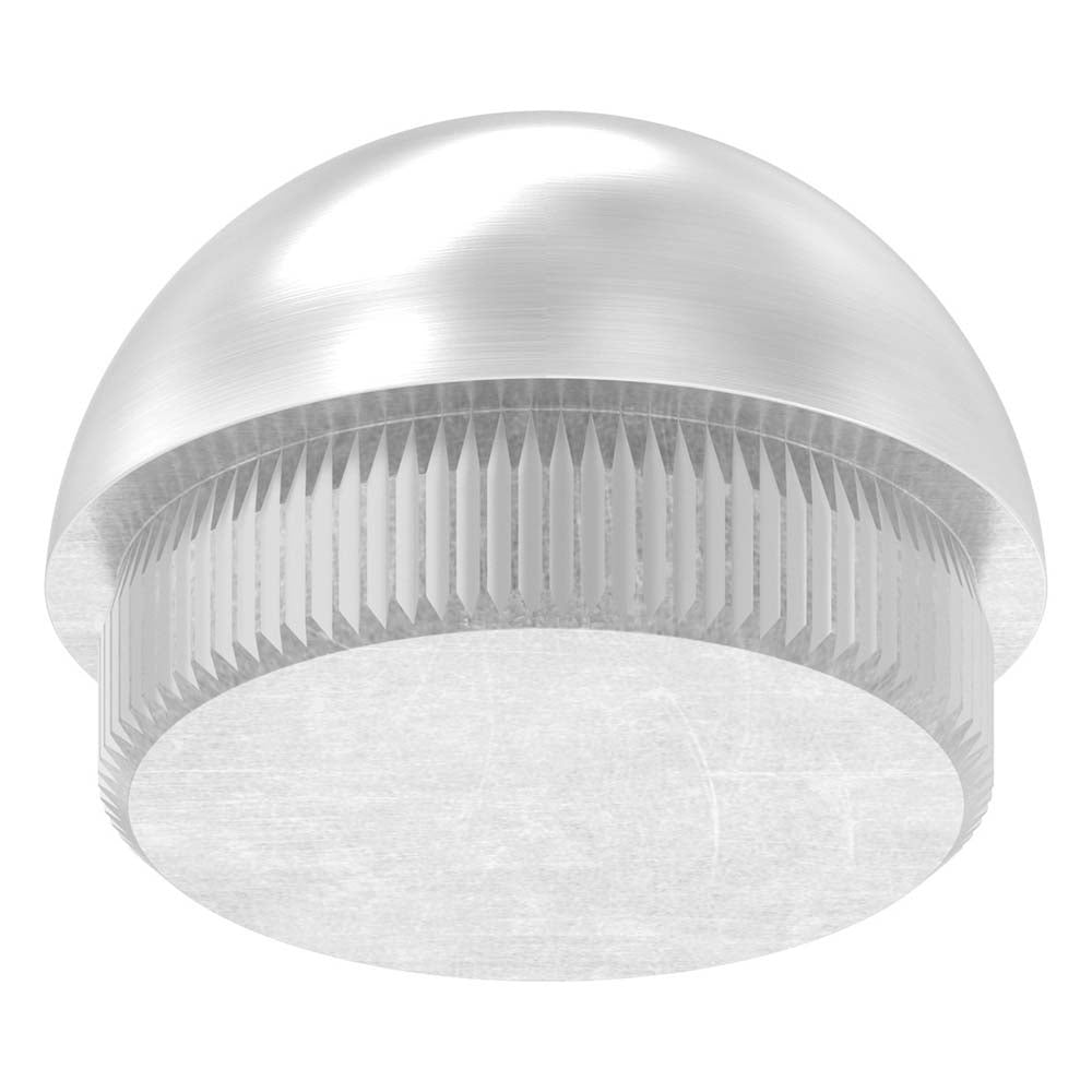 Endkappe halbrund, massiv, für Rohr ø 33,7 x 2,0mm, zum Einschlagen