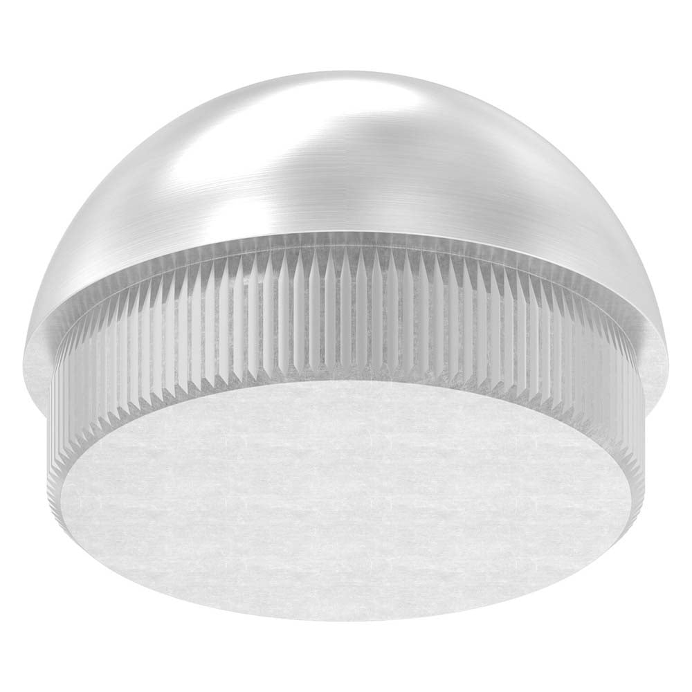 Endkappe halbrund, massiv, für Rohr ø 48,3 x 2,0mm, zum Einschlagen