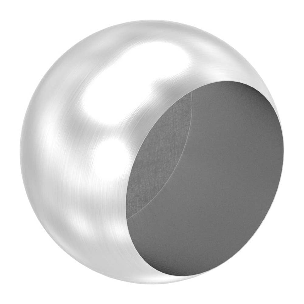 Rohrabschluss-Kugel ø 45mm, massiv, für Rohr ø 33,7mm