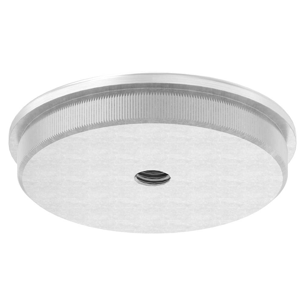Endkappe leicht gewölbt mit M8 Innengewinde, massiv, für Rohr ø 60,3 x 2,0mm, zum Einschlagen