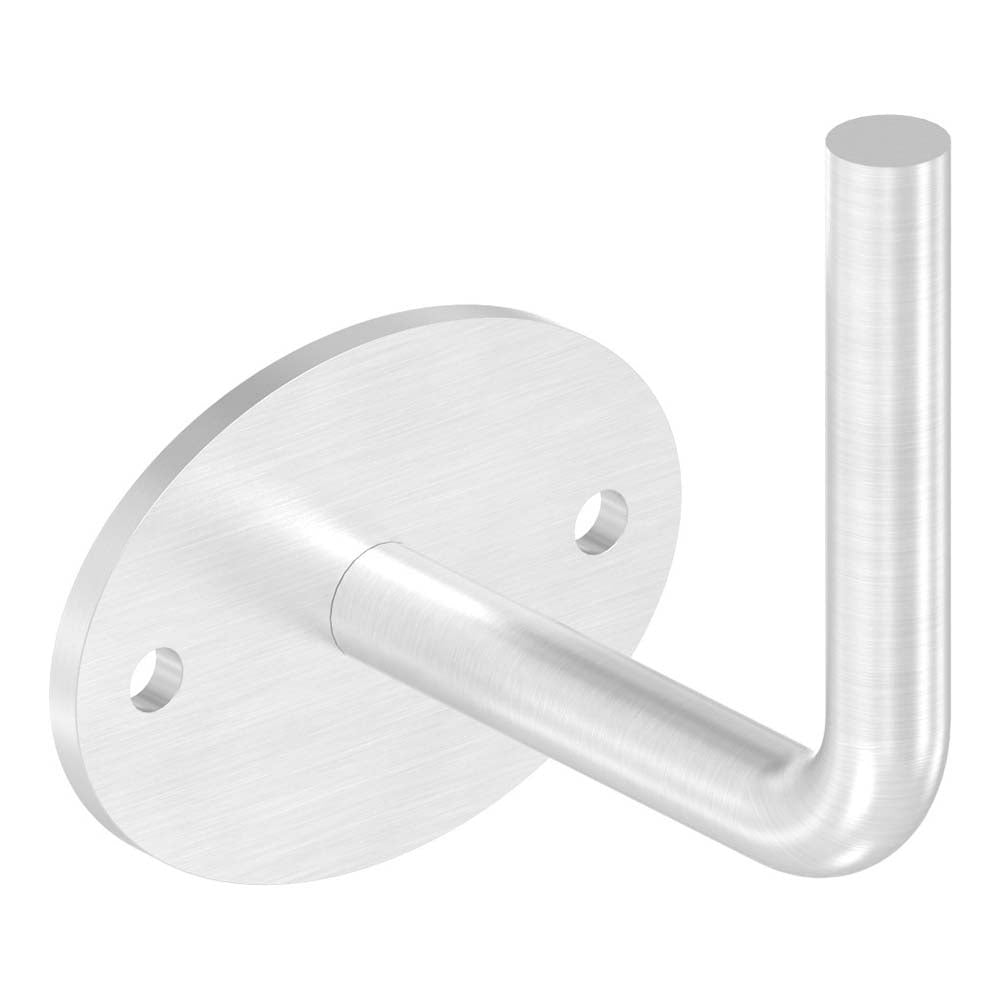 Handlaufhalter zur Wandbefestigung mit verschraubter Ronde 75x55x4mm, zum Anschweißen
