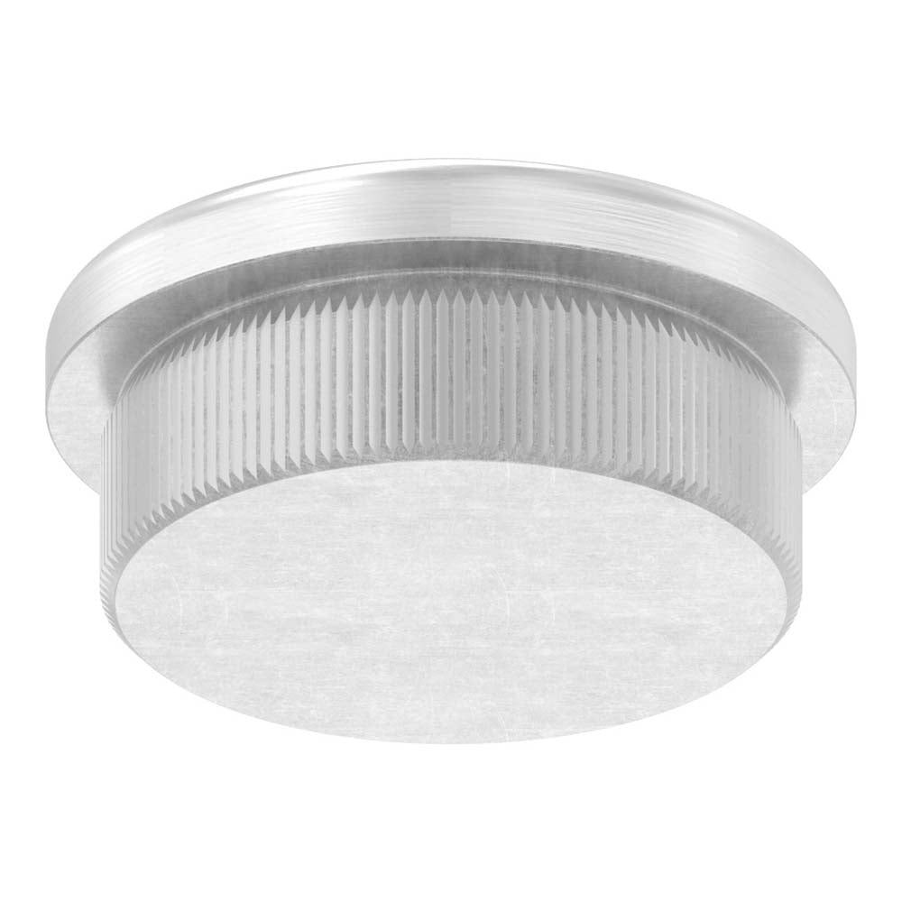 Endkappe leicht gewölbt, massiv, für Rohr ø 26,9 x 2,0mm, zum Einschlagen