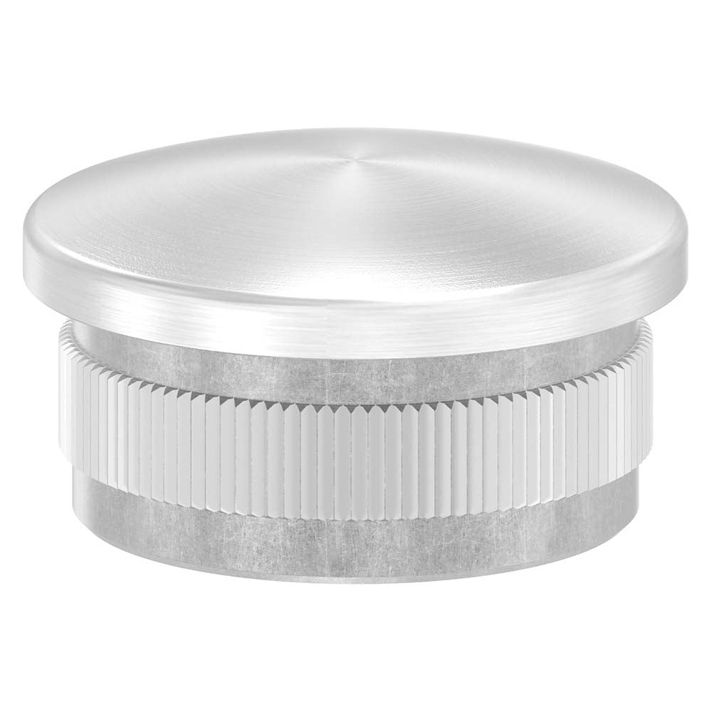 Endkappe leicht gewölbt, hohl, für Rohr ø 33,7 x 2,0mm, zum Einschlagen