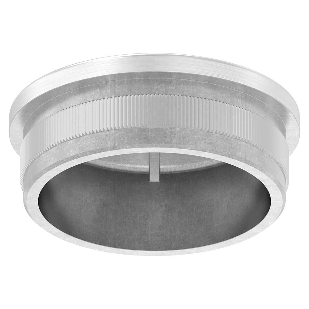 Endkappe leicht gewölbt, hohl, für Rohr ø 48,3 x 2,0mm, zum Einschlagen