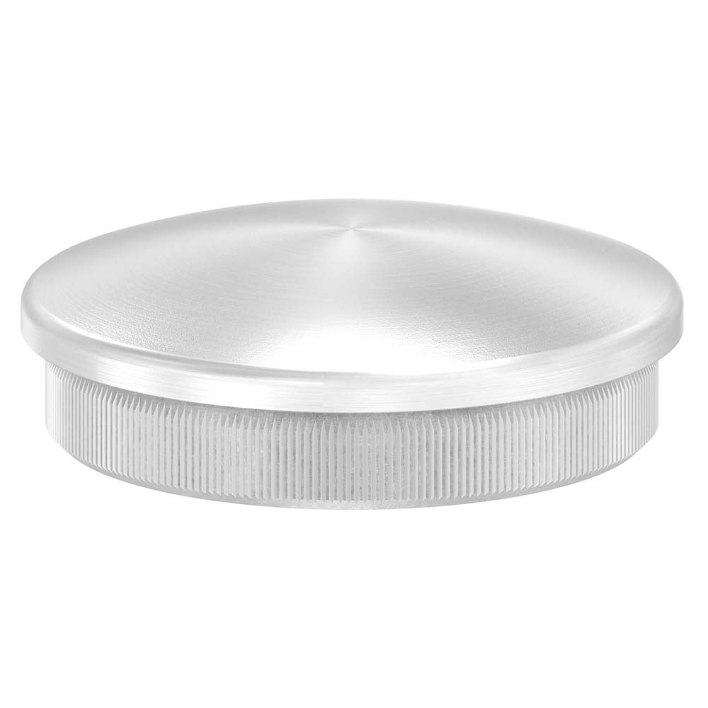 Endkappe leicht gewölbt, massiv, für Rohr ø 48,3 x 2,0mm, zum Einschlagen