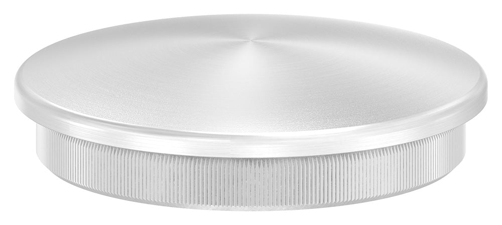 Endkappe leicht gewölbt, massiv, für Rohr ø 60,3 x 3,0mm, zum Einschlagen