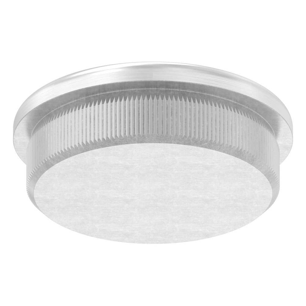 Endkappe leicht gewölbt, massiv, für Rohr ø 38,0 x 2,0mm, zum Einschlagen